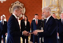 Ernennung des neuen tschechischen Ministerpr&auml;sidenten - Kamaryt Michal/CTK/dpa