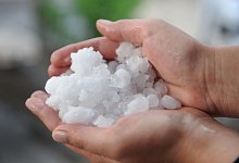 Hagelk&ouml;rner - Uli Deck/dpa/Symbolbild