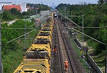 Generalsanierung der Riedbahn - Arne Dedert/dpa