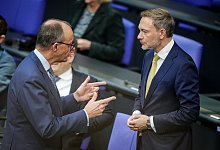 Friedrich Merz und Christian Lindner - Kay Nietfeld/dpa