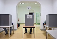 Landtagswahl Th&uuml;ringen &ndash; Wahllokal - Martin Schutt/dpa