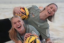 Beach-Volleyball: Media Beach Day deutsche Nationalmannschaft - Marcus Brandt/dpa