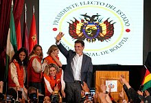 Ende der linken Ära in Bolivien: Paz gewinnt Präsidentenwahl - Natacha Pisarenko/AP/dpa