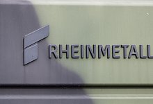 Rheinmetall-Logo - Hannes P. Albert/dpa