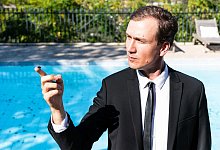 Wird Leander Lost (Jan Krauter) in &laquo;Lost in Fuseta - Ein Krimi aus Portugal&raquo; den Fall l&ouml;sen k&ouml;nnen? - Mariella Koch/ARD Degeto/dpa