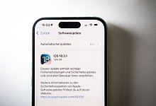 Softwareupdate iOS 18.3.1. - Christin Klose/dpa-tmn