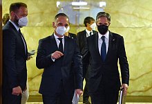 Blinken in Deutschland - Foto: John Macdougall/AFP-Pool/dpa