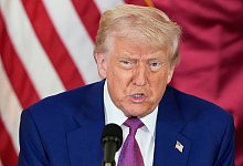 US-Präsident Trump im Nahen Osten - Katar - Alex Brandon/AP/dpa