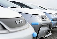 E-Autos vom Autobauer BYD - Lars Penning/dpa