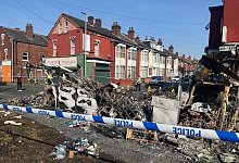 Ausschreitungen in Leeds - Katie Dickinson/PA Wire/dpa