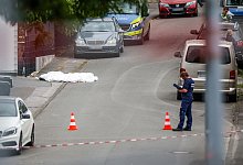 Polizeieinsatz in Menden - Fahndung - Christoph Reichwein/dpa