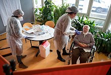 Seniorenheim - Sebastian Gollnow/dpa