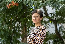 Regisseurin Helena Wittmann stellte ihren Film &laquo;Human Flowers of Flesh&raquo; beim Filmfestival Locarno vor. - Urs Flueeler/KEYSTONE/dpa