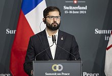 Pr&auml;sident Gabriel Boric - Alessandro Della Valle/KEYSTONE/EDA/POOL/dpa