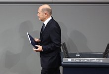 Bundestag - Vertrauensfrage - Christoph Soeder/dpa
