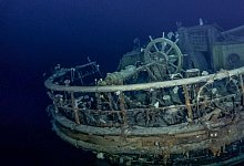 Schiffwrack &laquo;Endurance&raquo; - Foto: Credit Falklands Maritime Heritage Trust/National Geographic/dpa