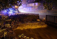 Unwetter in Sachsen - Foto: Robert Michael/dpa-Zentralbild/dpa