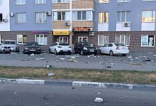 Ukraine-Krieg - Engels - Uncredited/Saratov region governor Roman Busargin official Telegram channel/AP/dpa