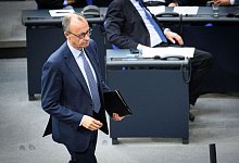 Bundestag - Sondersitzung zur Grundgesetz&auml;nderung - Bernd von Jutrczenka/dpa