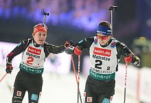 Biathlon: Event "Biathlon auf Schalke 2025" - Bernd Thissen/dpa