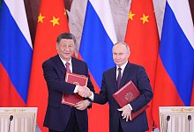 Chinas Präsident Xi in Moskau - Pavel Bednyakov/AP/dpa