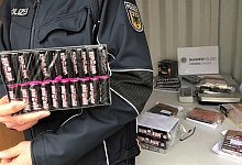 Illegale B&ouml;ller aus Tschechien - Foto: Gregor Bauernfeind/dpa