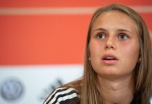 Klara B&uuml;hl konnte sich nach ihrer Corona-Infektion freitesten und darf das Finale vor Ort verfolgen. - Sebastian Gollnow/dpa