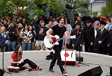 White Stripes - Vince Fedoroff/The Canadian Press/AP