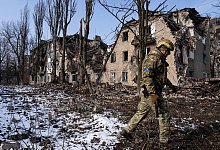 Awdijiwka - Evgeniy Maloletka/AP/dpa