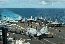 Nahostkonflikt - USS Theodore Roosevelt - Seaman Ryan Holloway/U.S. Navy/dpa