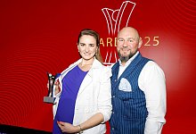 Elena Semechin und ihr Mann Phillip Semechin - Georg Wendt/dpa