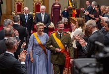 Reise nach Thronwechsel in Luxemburg - Harald Tittel/dpa