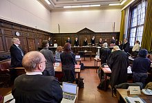 Prozess wegen schweren Landfriedensbruchs während G20-Gipfel - Georg Wendt/dpa