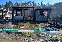 Brand in der Slowakei - Veronika Mihaliková/TASR/dpa