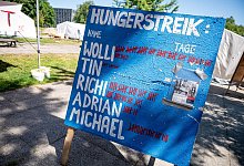 Hungerstreik - Fabian Sommer/dpa