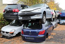 Schrott - Foto: Wolfgang Kumm/dpa