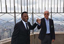 Pel&eacute; und Beckenbauer - picture alliance / dpa