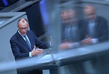 Bundestag - Sondersitzung zur Grundgesetz&auml;nderung - Michael Kappeler/dpa