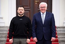 Ukrainischer Pr&auml;sident Selenskyj in Deutschland - Bernd von Jutrczenka/dpa Pool/dpa