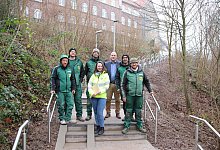 eroffnung-weinbergweg-treppe - Stadt Blomberg