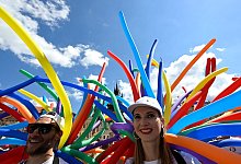 Teilnehmer am Prague Pride Festival 2024 - Krumphanzl Michal/CTK/dpa