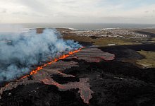 Vulkanausbruch in Island - Marco di Marco/AP/dpa