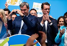 CSU-Abschlusskundgebung zur Landtagswahl - dpa