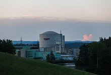 Block von Schweizer Alt-AKW Beznau - Philipp von Ditfurth/dpa