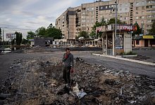 Die K&auml;mpfe in der Ukraine gehen weiter. Nun wollen die USA weitere Milliarden beisteuern. - Bernat Armangue/AP/dpa