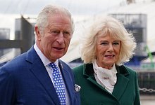 K&ouml;nig Charles III. und K&ouml;nigsgemahlin Camilla - Dominic Lipinski/PA Wire/dpa