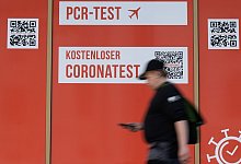 Corona-Testcenter in Dresden - Foto: Sebastian Kahnert/dpa