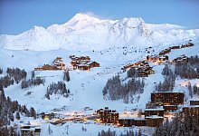 Skigebiet La Plagne in den franz&ouml;sischen Alpen - Jean-Pierre Clatot/AFP/dpa