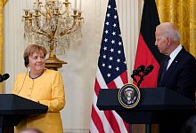 Merkel zu Besuch in den USA - Foto: Susan Walsh/AP/dpa