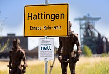 Ortsschild der Ruhrgebietsstadt Hattingen - Dieter Menne/dpa